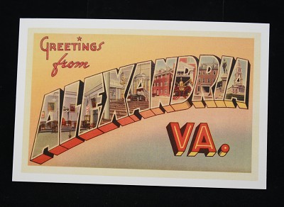 Greetings from Alexandria Postcard,VA-99